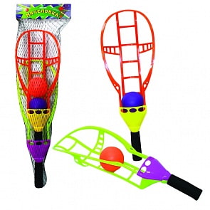 Игровой набор - Мячеловка, 2 шарика (1Toy, Т59922)