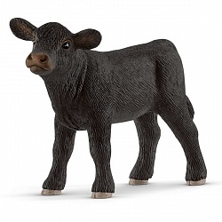 Теленок - Черный Ангус (Schleich, 13880) - миниатюра