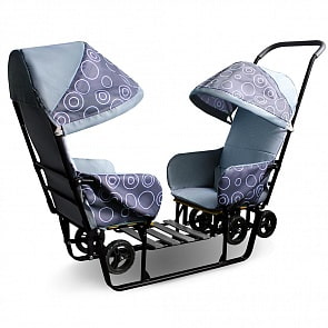 Снегомобиль Snow Galaxy – Погодки, круги на черном (RT, 7685)