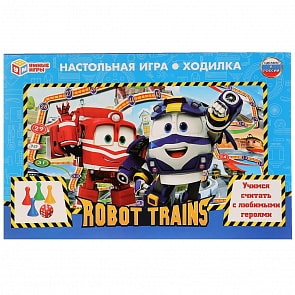Настольная игра-ходилка Робот Трейнс (Умка, 4690590176290)