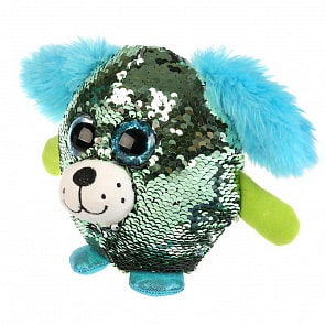 Мягкая игрушка - Собачка круглая из пайеток, 14 см, без чипа (Мульти-Пульти, D191022ENS) 