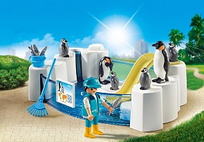 Игровой набор из серии Аквариум с пингвинами (Playmobil, 9062pm)