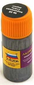 Краска металлик, вороненая сталь (Звезда, АКР-08)