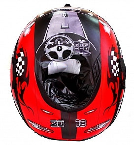 Санки надувные овальные - Машинка Comfort – Ferrari, красная (RT, 7044rt)