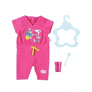 Набор для кукол Baby Born - Пижама, зубная щетка и стаканчик (Zapf Creation, 823-590)