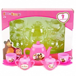 Набор посуды из серии Маша и Медведь, пластик (Играем Вместе, B1354519-R1sim)