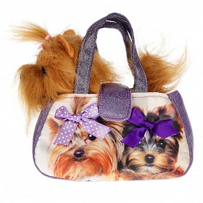 Мягкая игрушка Йорк в сумочке 16 х 18 см (Мой питомец, F80199-16)