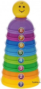 Развивающая пирамидка-конструктор (ABtoys, PT-00290)