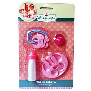 Набор игровых аксессуаров - Уроки заботы, 6 предметов (Mary Poppins, 452124)