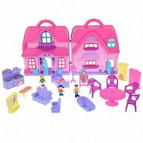 Дом для кукол, свет и звук, с мебелью, фигурками и аксессуарами (B1746932)