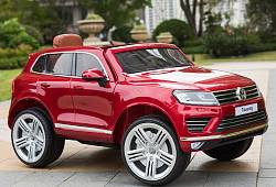Электромобиль ToyLand Volkswagen Touareg, красный (ToyLand, DKF666_красный) - миниатюра