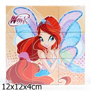 Развивающие кубики - Winx (Играем вместе, 01509sim)