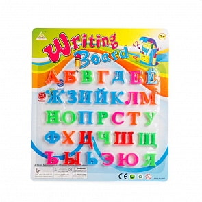 Магнитный алфавит, разные цвета (B1094007) (ассортимент)