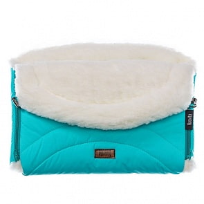 Муфта меховая для коляски Nuovita Tundra Bianco Blu/Голубой (Nuovita, NUO-mTUNB_2085)