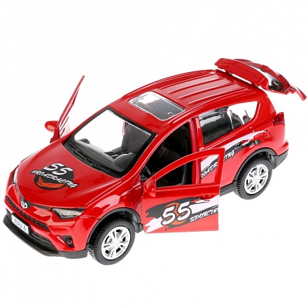 Металлическая модель Технопарк – Toyota RAV4 Спорт, 12 см. 