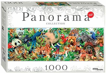 Пазл Panorama Мир животных, 1000 элементов 