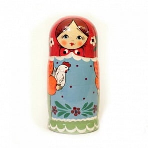 Матрешка 5 кукольная – Загорская, 17 см (Матрёшка, 10129)