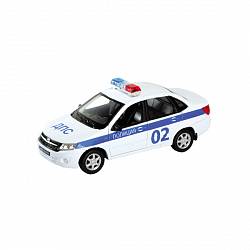 Модель машины 1:34-39 Lada Granta Полиция (Welly, 43657PB) - миниатюра