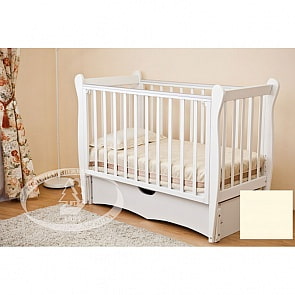 Кровать детская Красная Звезда Сибирочка С 777, слоновая кость (Красная Звезда, КЗ-С 777 ЗН_слоновая кость)