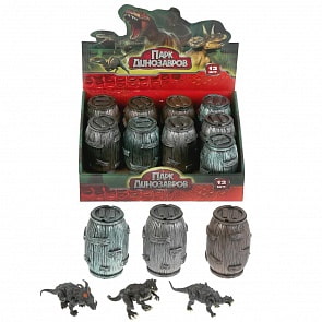 Фигурка - Динозавр в бочке (Играем вместе, B885663-R) (ассортимент)