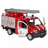 Машина Пожарная Газель Next свет-звук 14,5 см двери открываются инерционная металлическая  - миниатюра №2