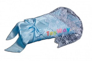 Комплект на выписку – Воздушный, весна - Э2004, голубой (Мой Ангелок, 00-0011841_голубой)