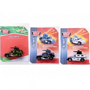 Металлическая машина - ГАЗ Тигр, 7,5 см (Технопарк, SB-16-73-B-BLCsim)