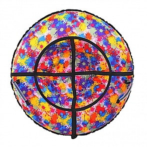 Санки надувные - Тюбинг RT – Пейнтбол, разноцветный, диаметр 118 см (RT, 5982RT)
