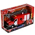 Машина Пожарная ГАЗон Next 22 см свет-звук брызгает водой двери открываются пластиковая  - миниатюра №6