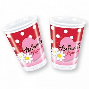 Стаканы пластиковые с маргаритками Минни (Procos, tp80175)