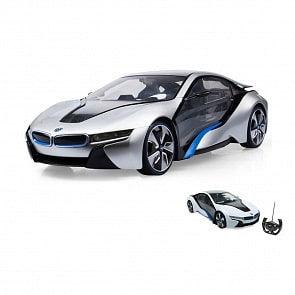 Радиоуправляемая машина BMW i8 со световыми эффектами, металлик (RASTAR, 49600-11)