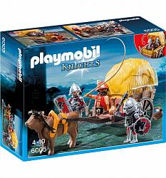 Игровой набор из серии Рыцари: Рыцари Сокола с камуфляжной повозкой (Playmobil, 6005pm) - миниатюра