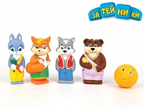 Фигурки из пластизоля Союзмультфильм, 5 персонажей (Затейники, 1117494) Фигурки из пластизоля Союзмультфильм, 5 персонажей (Затейники, 1117494)