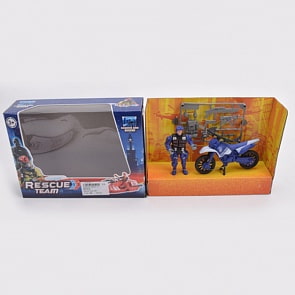 Набор – Военный: мотоцикл, фигурка солдата и аксессуары (B1848060)