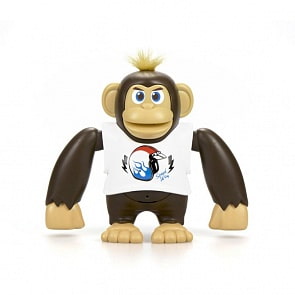 Робот Обезьяна Чимпи белая, движение и звук (Silverlit, 88564-4)