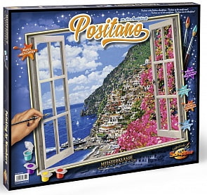 Раскраска по номерам "Позитиано на Амальфитанском побережье", 50 х 60 см (Schipper, 9360724)