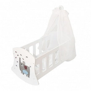 Люлька с балдахином серии Мимими, Крошка Ви Мини (Paremo, PFD120-70M)