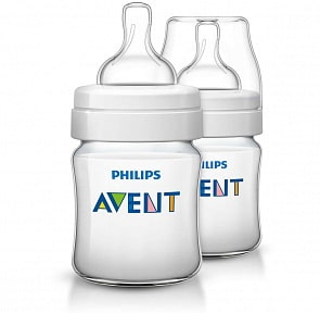 Бутылочка Серия Classic+, 125 мл, 2 шт. (Avent, SCF560/27)