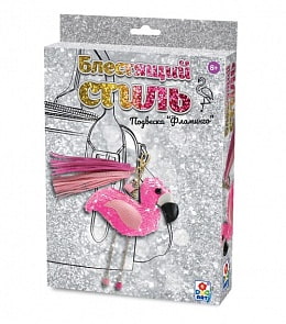 Набор для творчества из серии Блестящий Стиль - Подвеска Фламинго (1toy, Т15692)