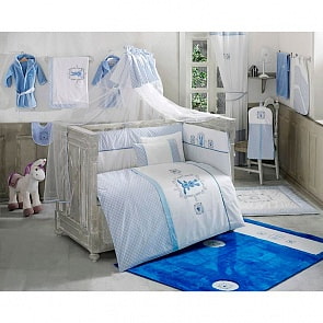 КПБ 3 предмета серии Kidboo Rabbitto, голубой (Kidboo, 00-0012176 Blue)