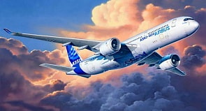 Сборная модель - Самолет пассажирский Airbus A350 (Revell, 03989N)