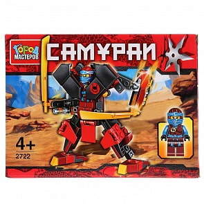 Конструктор Город Мастеров – Самураи, с фигуркой, 91 деталь (Город Мастеров, LL-2722-Rsim)