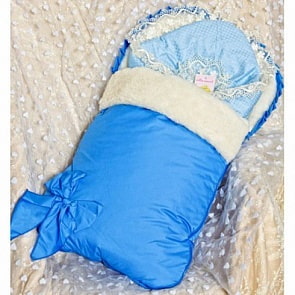 Конверт на выписку Asselina - Марина, голубой (Мой Ангелок, М-2013_голубой)