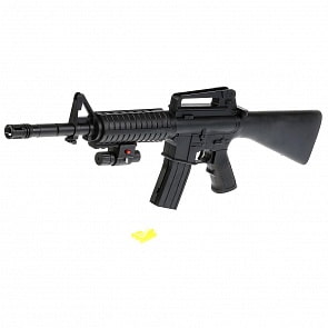 Автомат с лазерным прицелом, съемный магазин, с пульками (1B01568)