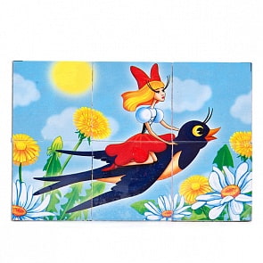 Набор из 6 кубиков «Сказки» (Играем вместе, 01306sim)    