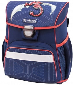 Школьный ранец Herlitz Loop - Red Robo Dragon, без наполнения (Herlitz, 50013920)