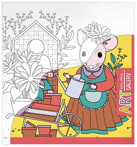 Основа для творчества, малая – Мышка в саду (Айрис-пресс, 25860АП)