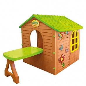 Детский игровой домик со столом (Mochtoys, 11045) Детский игровой домик со столом (Mochtoys, 11045)