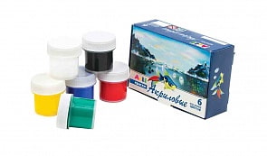 Набор акриловых красок, 6 цветов по 10 мл, 60 мл (Arti, К000171)