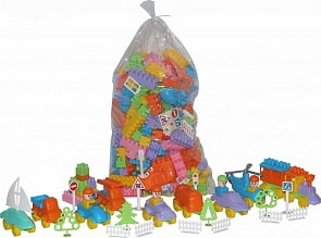 Конструктор Строитель, 287 элементов (Полесье, 52551)